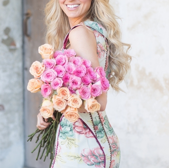 NWT Anthropologie Bea & J Byron Lars Floral Sheath Dress Designed By Byron Lars - Picture 4 of 16